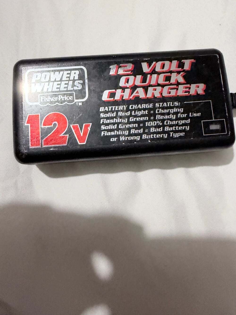 Fisher-Price Power Wheels 12 Volt Quick Charger